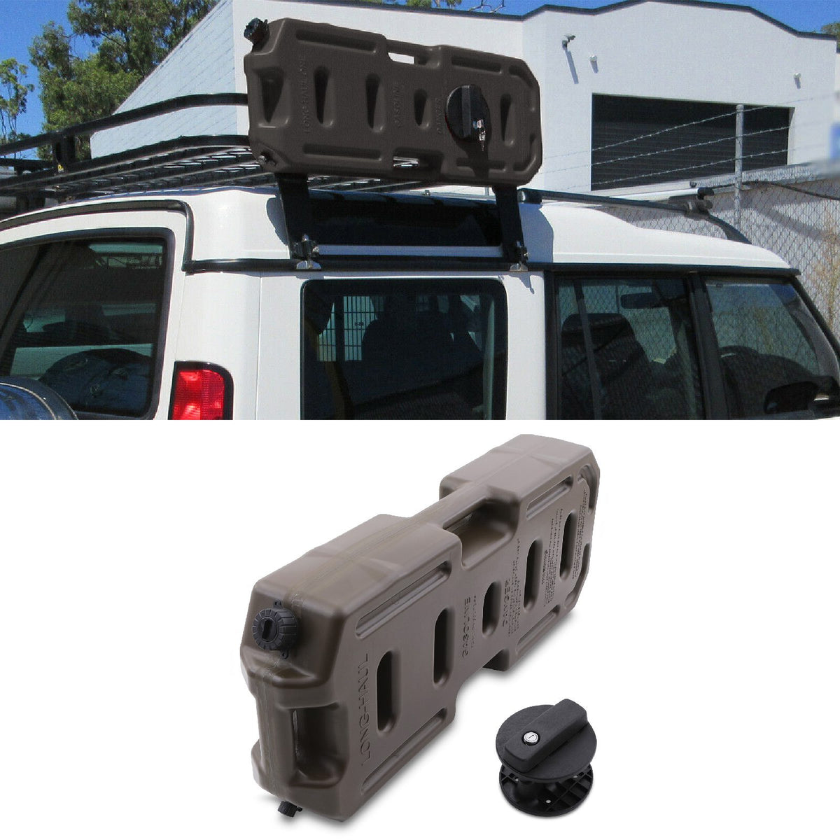30L Universal Jerry Fuel Can With Lock Mount