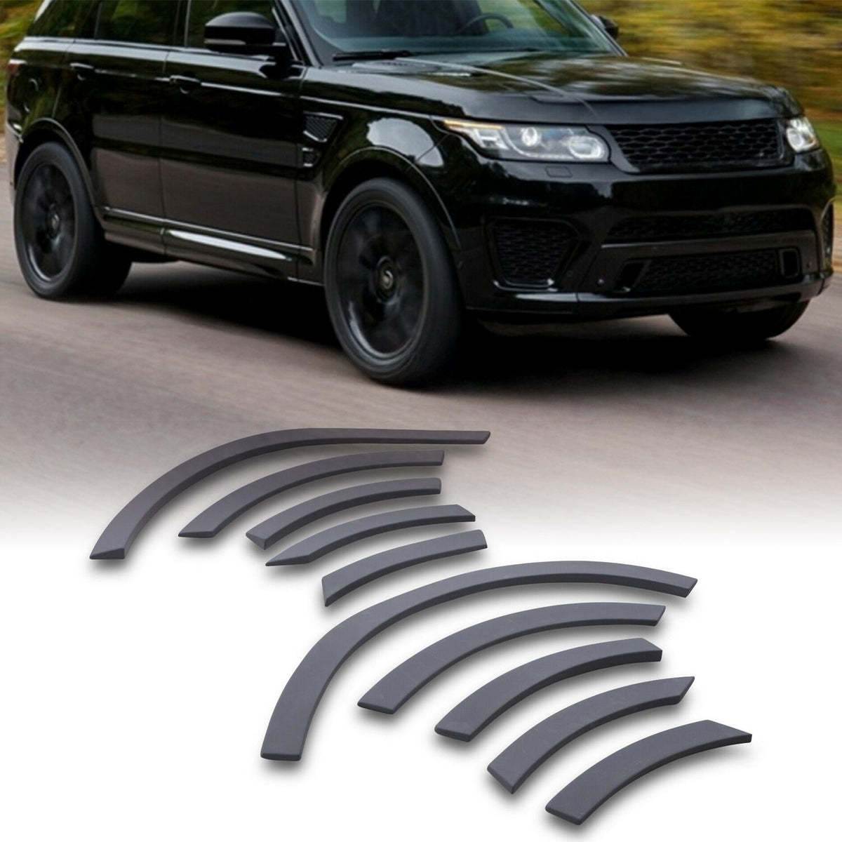 SVR Look Wide Fender Wheel Arch Trim Kit for Range Rover Sport 13-22