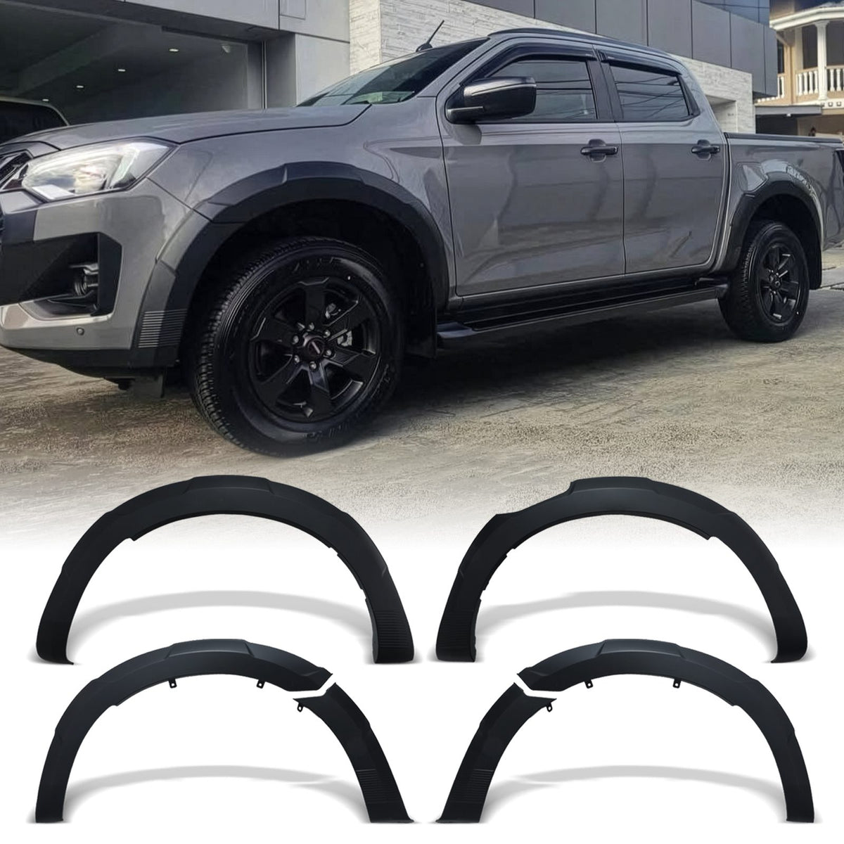Wheel Arch Extension Set for Isuzu D-Max MK3 RG Facelift 2024+