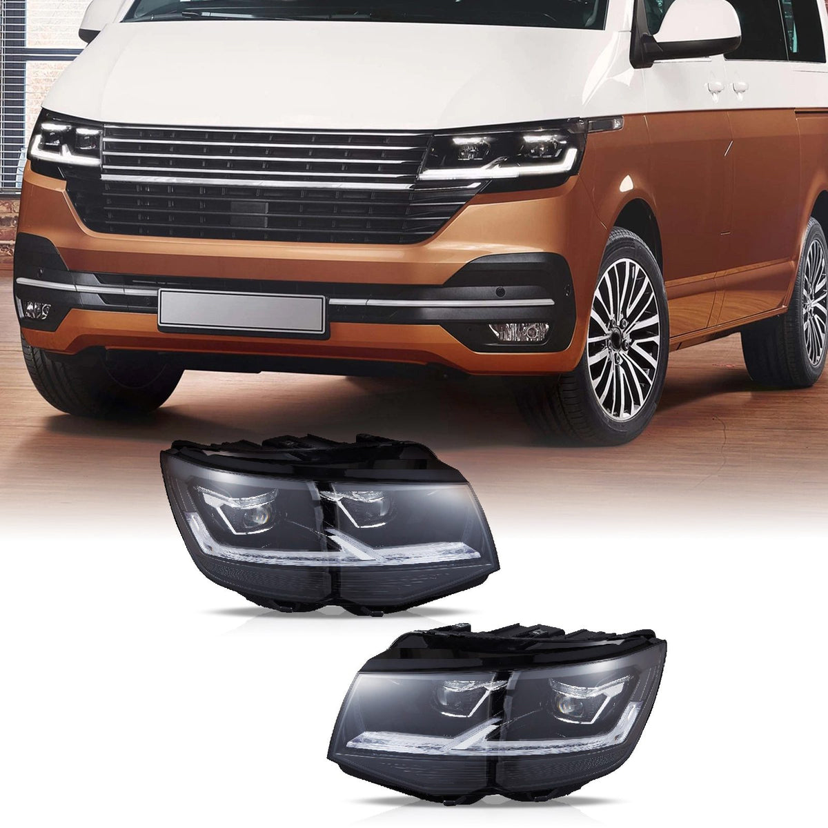 LED Headlights for VW Transporter T6.1 2019+