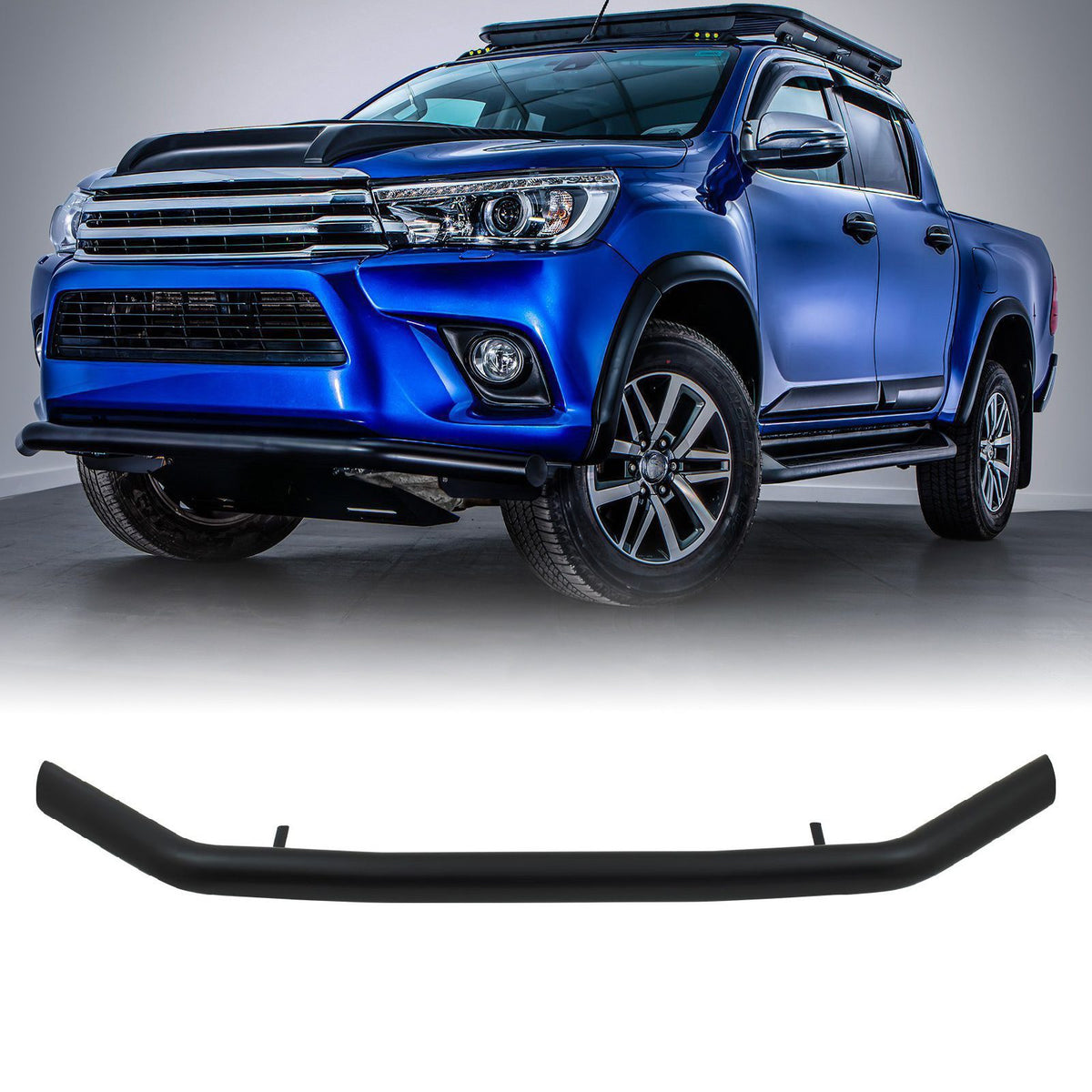 Single Nudge Bull Bar for Toyota Hilux MK8 15-20