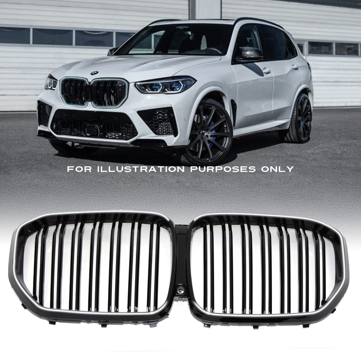 Gloss Black LED Grille for BMW X5 G05 2019+
