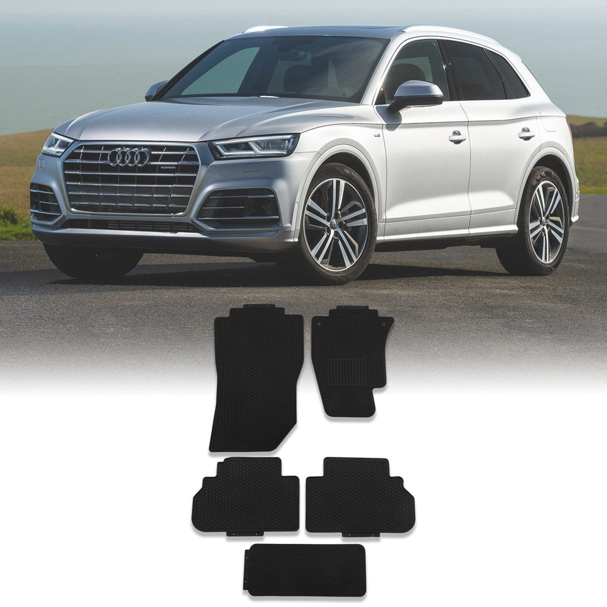 Rubber Floor Mats for Audi Q5 80A 2017+