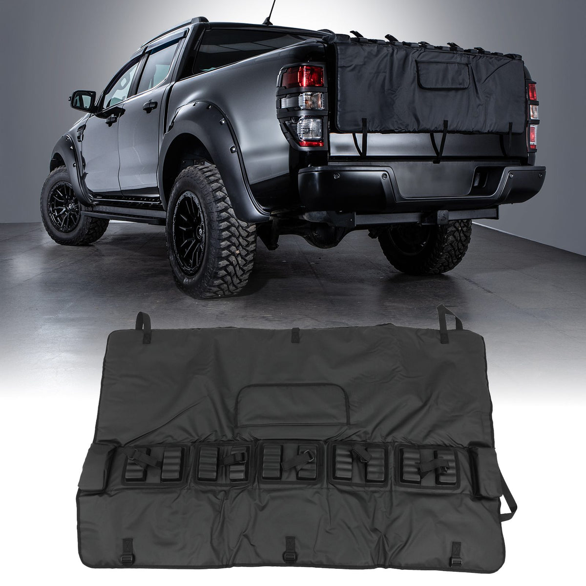 Universal Tailgate Mountain Bike Carrier - 5 Bikes