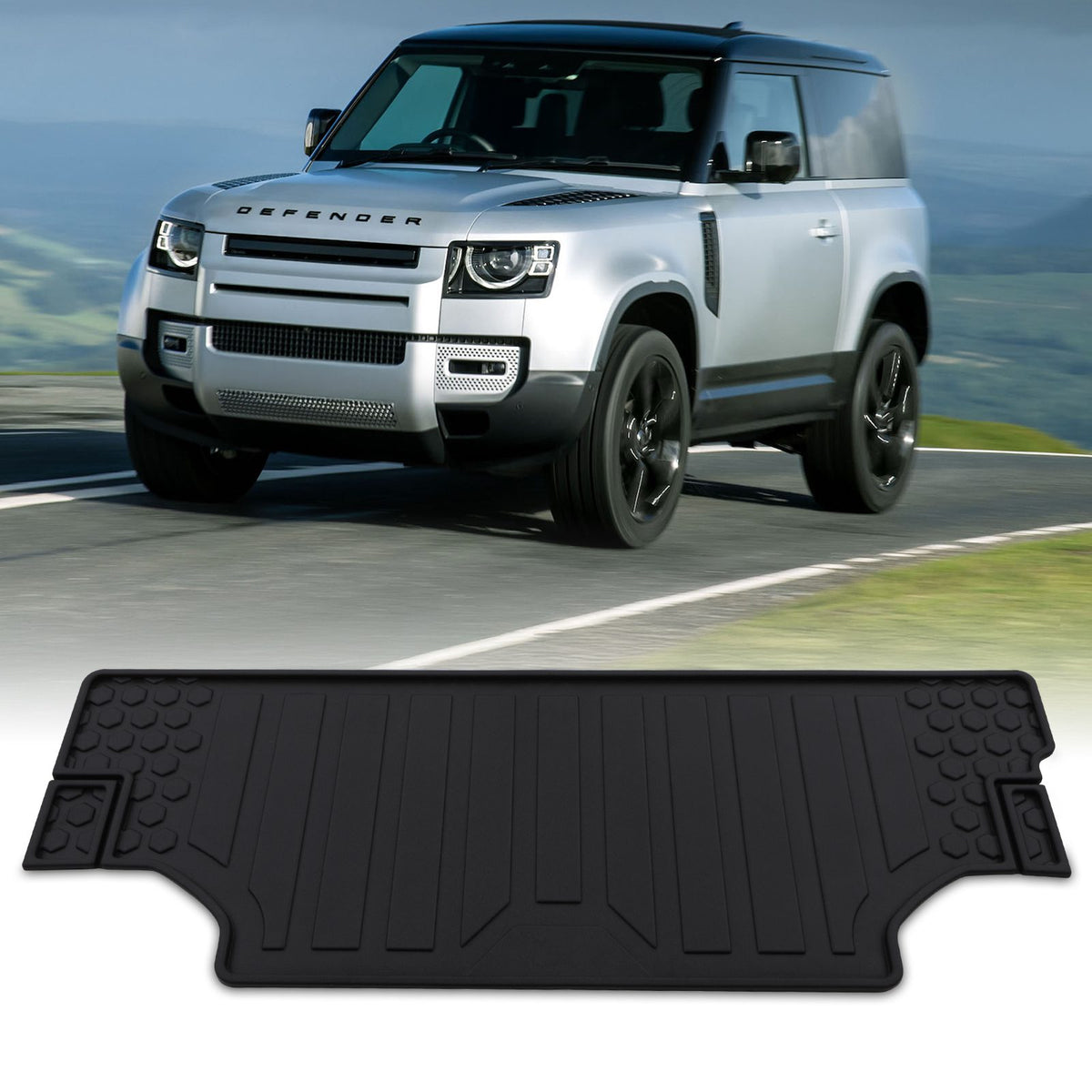 Boot Liner Floor Mat for Land Rover Defender 90 L663 2020+