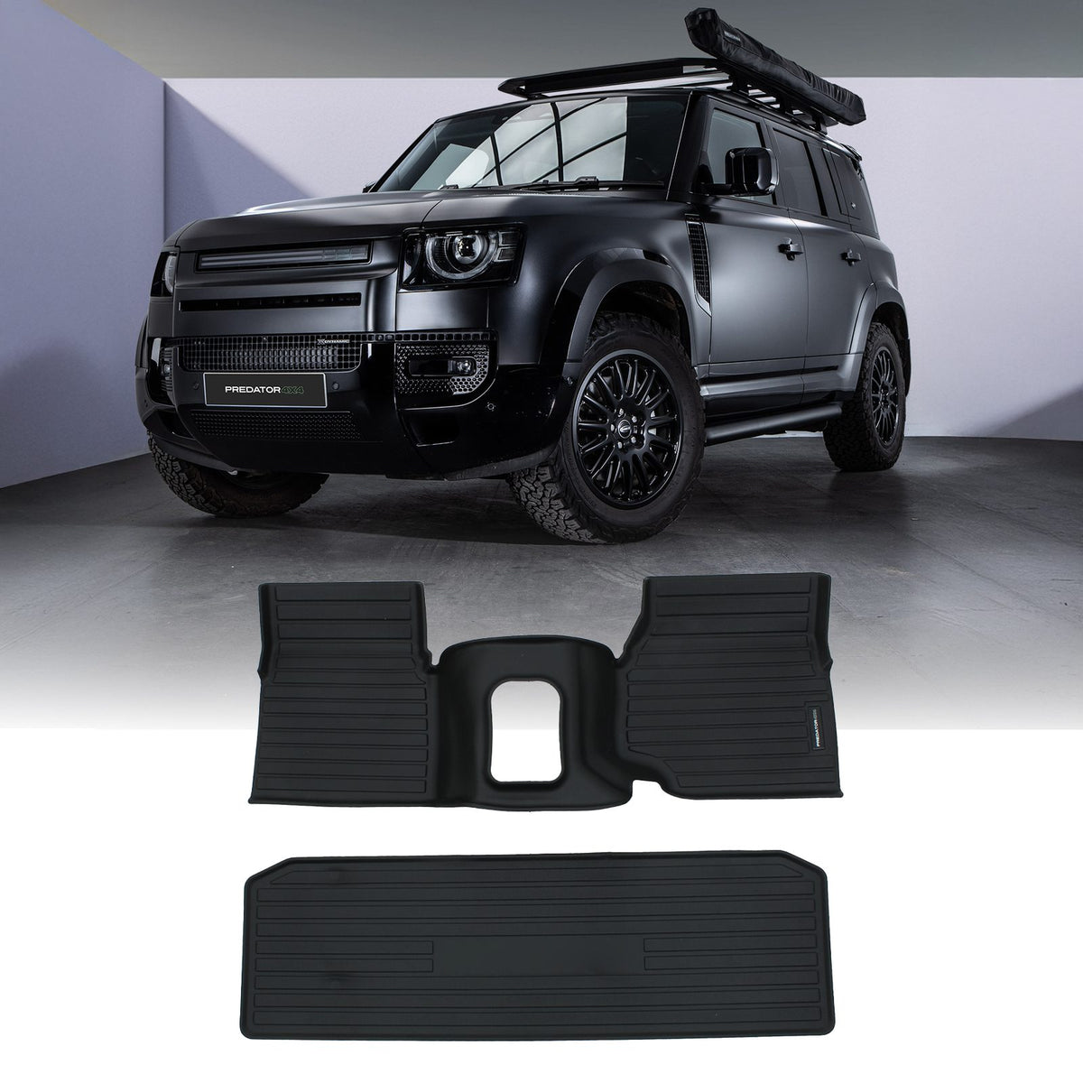 Rubber Floor Mats for Land Rover Defender 110 L316 96-02