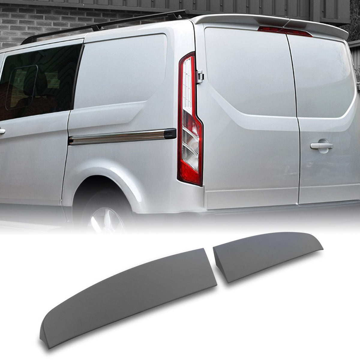 Rear Barn Door Style Spoiler for Ford Transit Custom Tourneo MK1 12-22