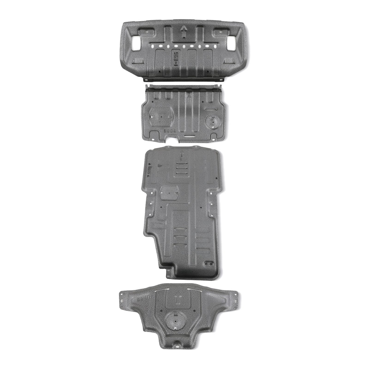 Full Under Body Skid Plate Kit for Mitsubishi Pajero Shogun 00-17