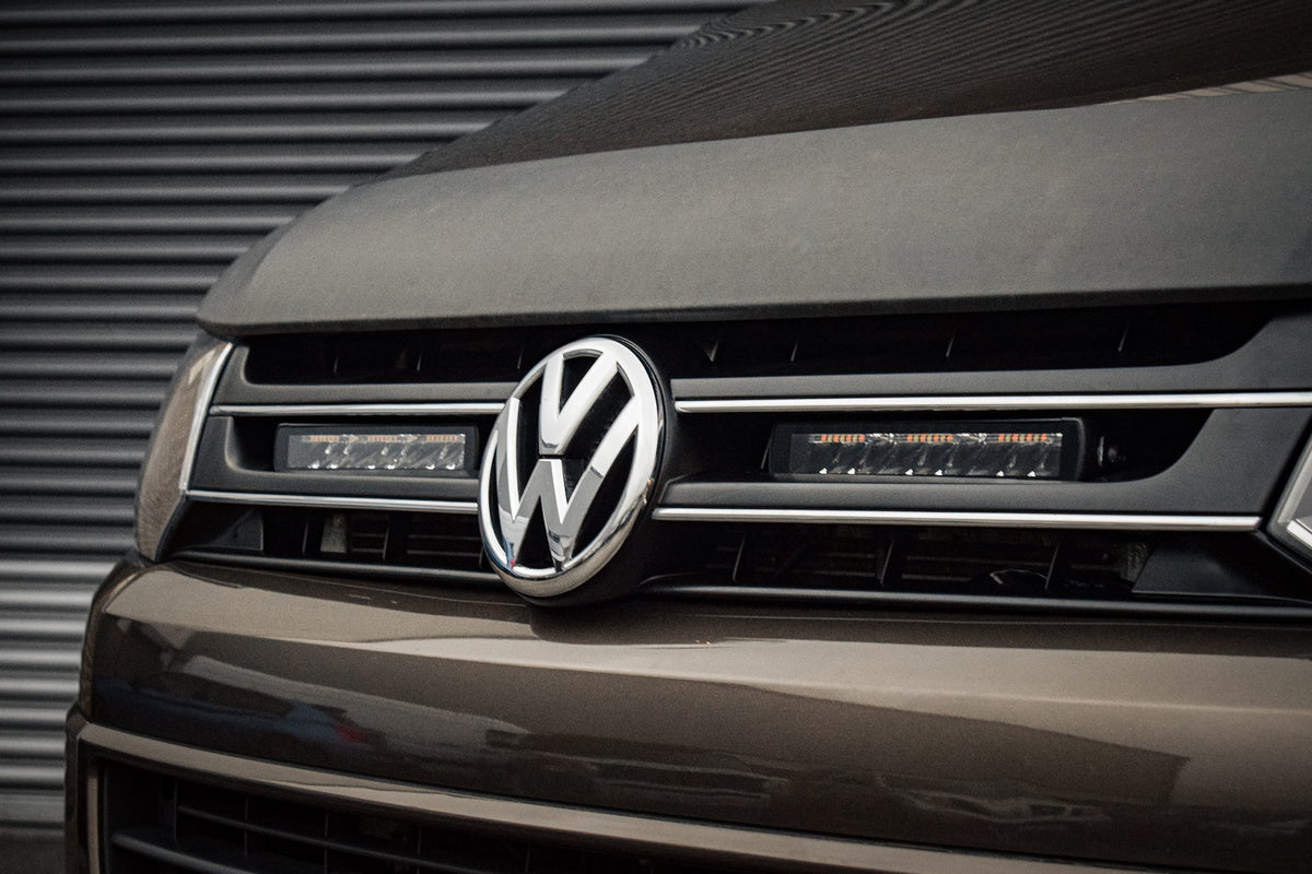 Stealth LED VW Transporter T5.1 2009-2015 Twin 10" Luminous LED Integration Grille Kit - 7,560 Lumens