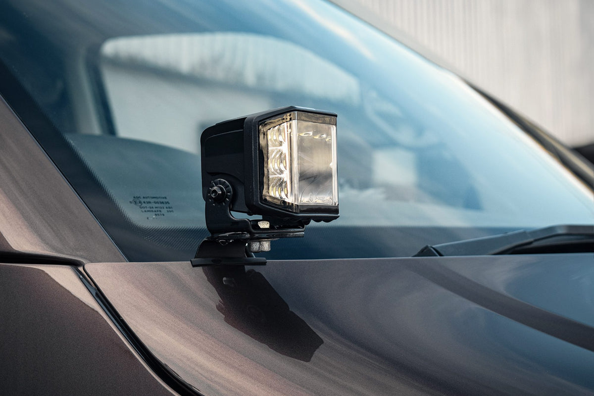 Stealth LED VW Transporter T5.1 2009-2015 Twin 4" Dark Force LED Bonnet Kit - 16,800 Lumens