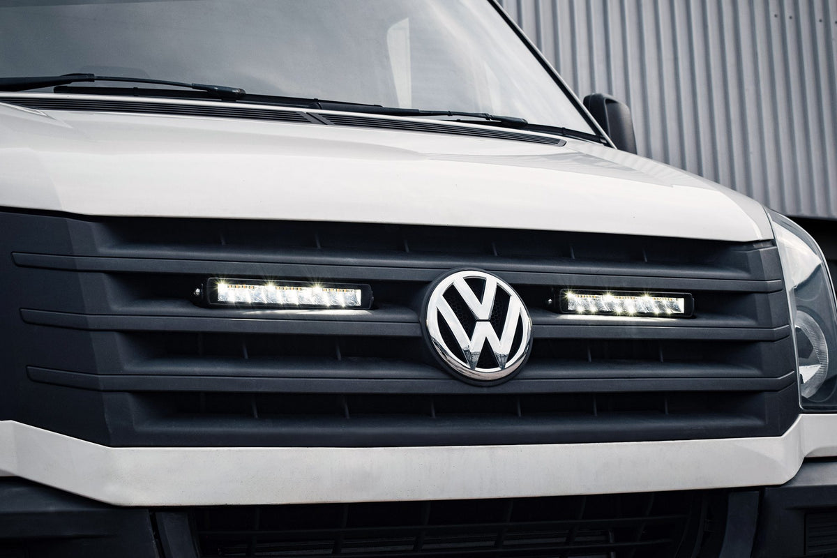 Stealth LED VW Crafter 2011-2017 Twin 10" Luminous LED Integration Grille Kit - 7,560 Lumens