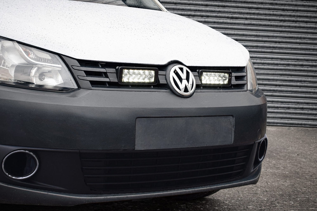 Stealth LED VW Caddy Highline 2011-2015 Twin 7" Luminous LED Integration Kit - 10,080 Lumens