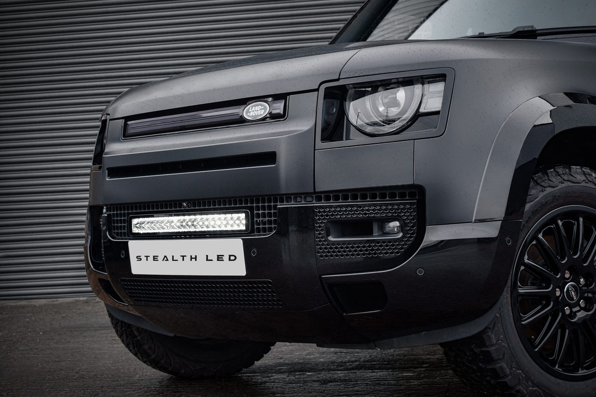 Stealth LED Land Rover Defender L663 2020+ 21" Luminous LED External Integration Grille Kit - 16,800 Lumens