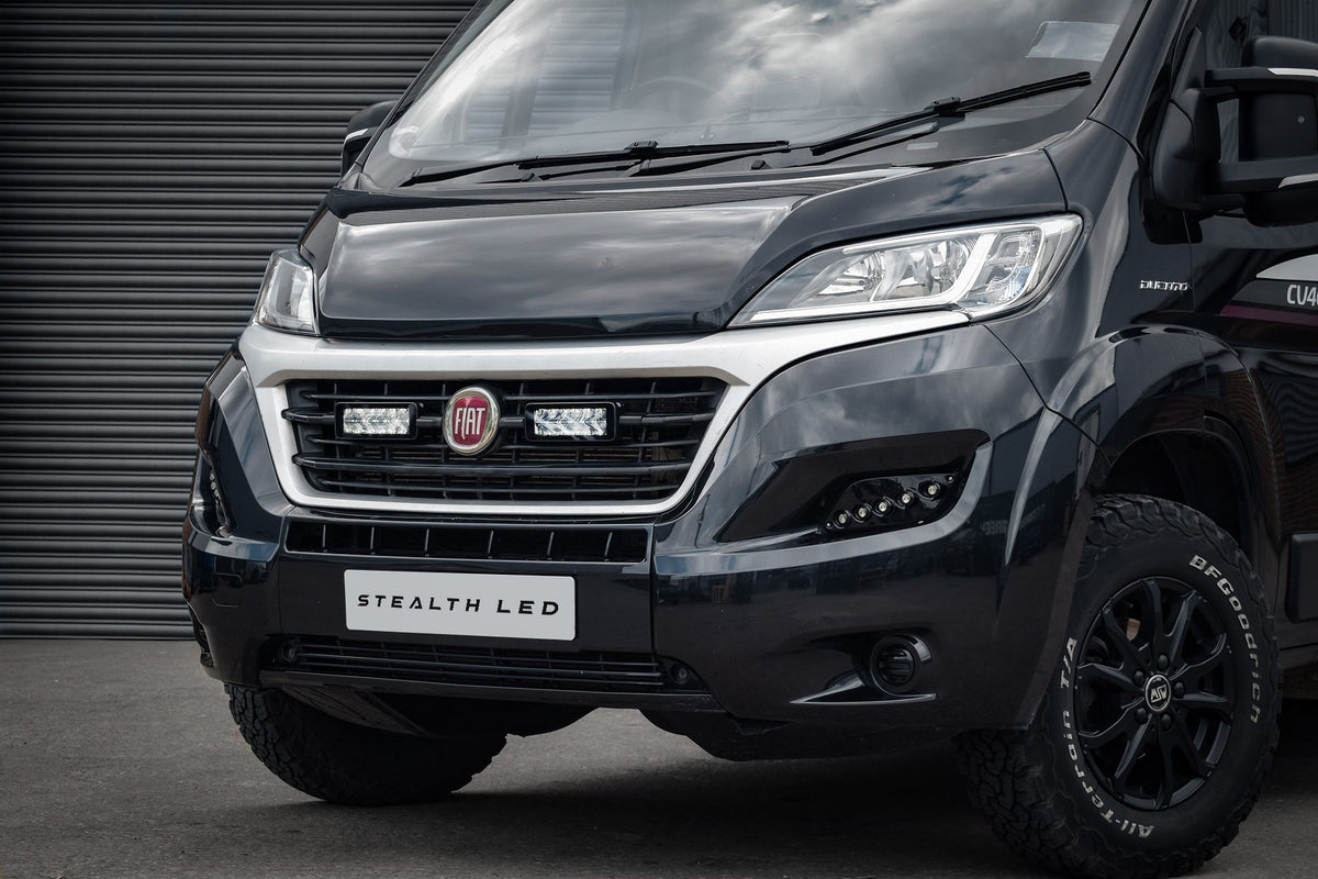 Stealth LED Fiat Ducato 2014-2024 Twin 7" Luminous LED Integration Kit - 10,080 Lumens