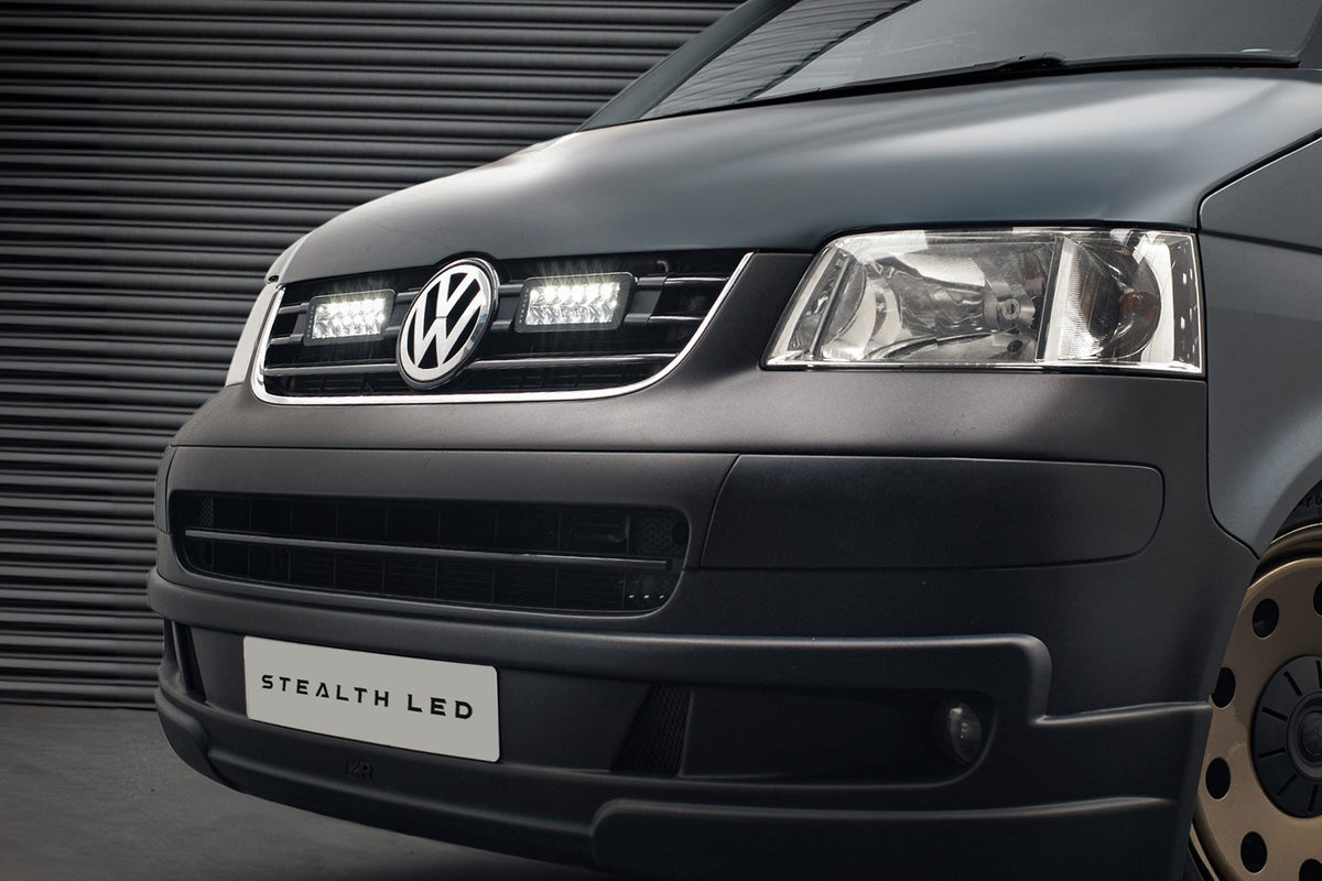 Stealth LED VW Transporter T5 Caravelle 2003-2009 Twin 7" Luminous LED Integration Kit - 10,080 Lumens