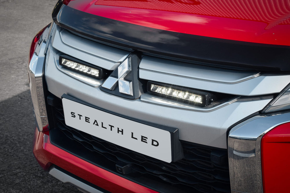 Stealth LED Mitsubishi L200 2019-2023 Twin 10" Luminous LED Integration Grille Kit - 7,560 Lumens
