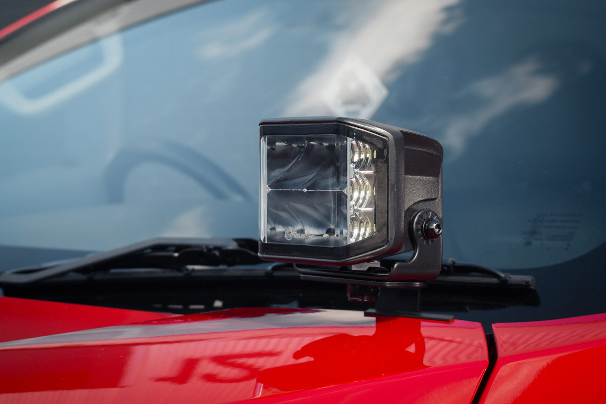 Stealth LED Mitsubishi L200 2019-2023 Twin 4" LED Ditch Light Kit - 16,800 Lumens
