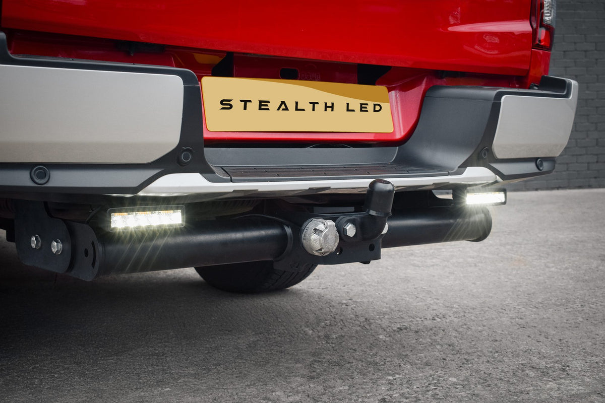 Stealth LED Mitsubishi L200 2019-2023 Twin 6" Luminous LED Rear Integration Kit - 5,760 Lumens