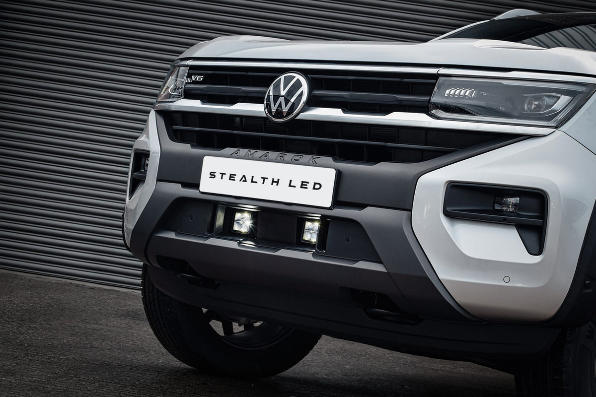 Stealth LED VW Amarok 2023+ Twin 3" Luminous LED Integration Grille Kit - 9,600 Lumens