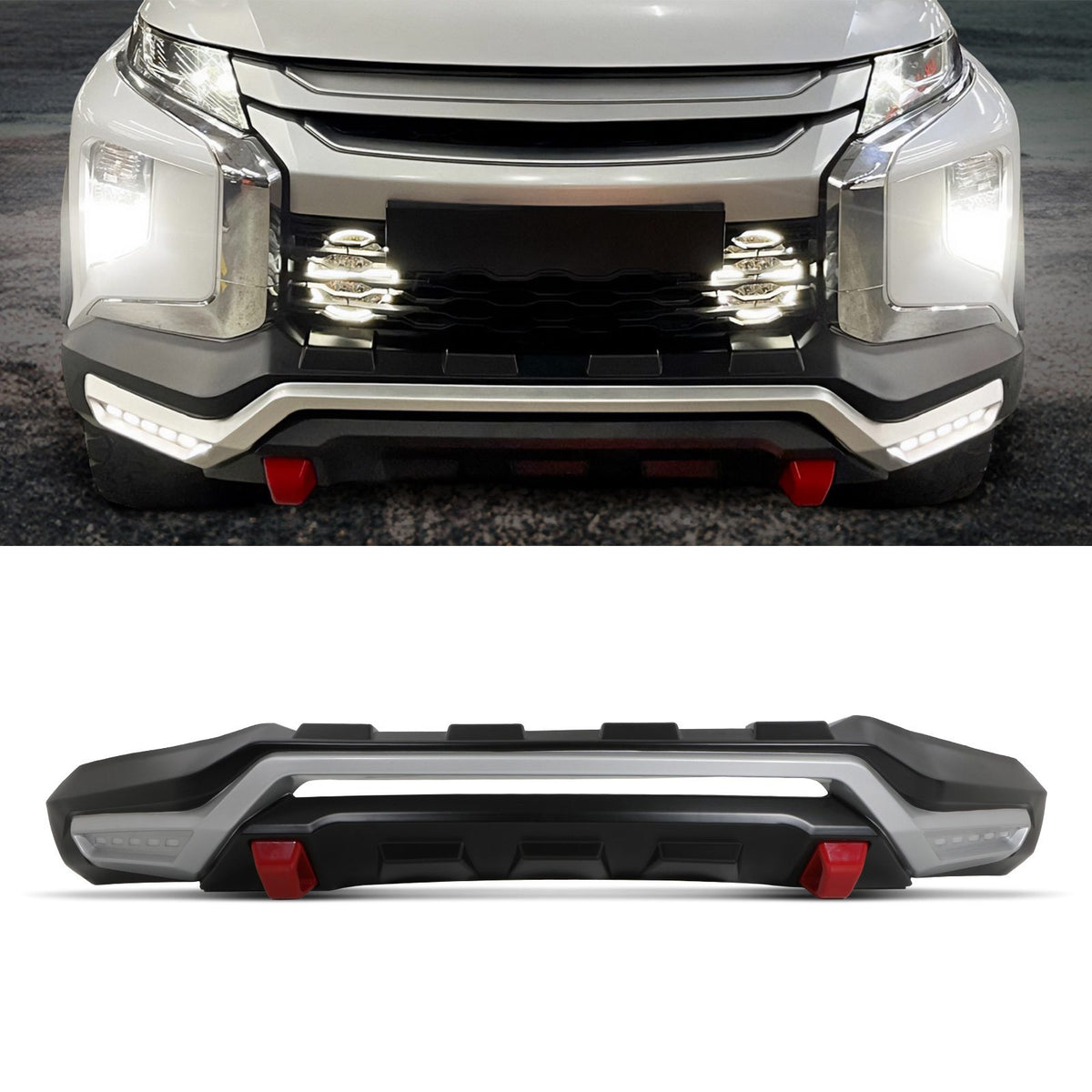 Front LED Bumper for Mitsubishi L200 Triton 2019+