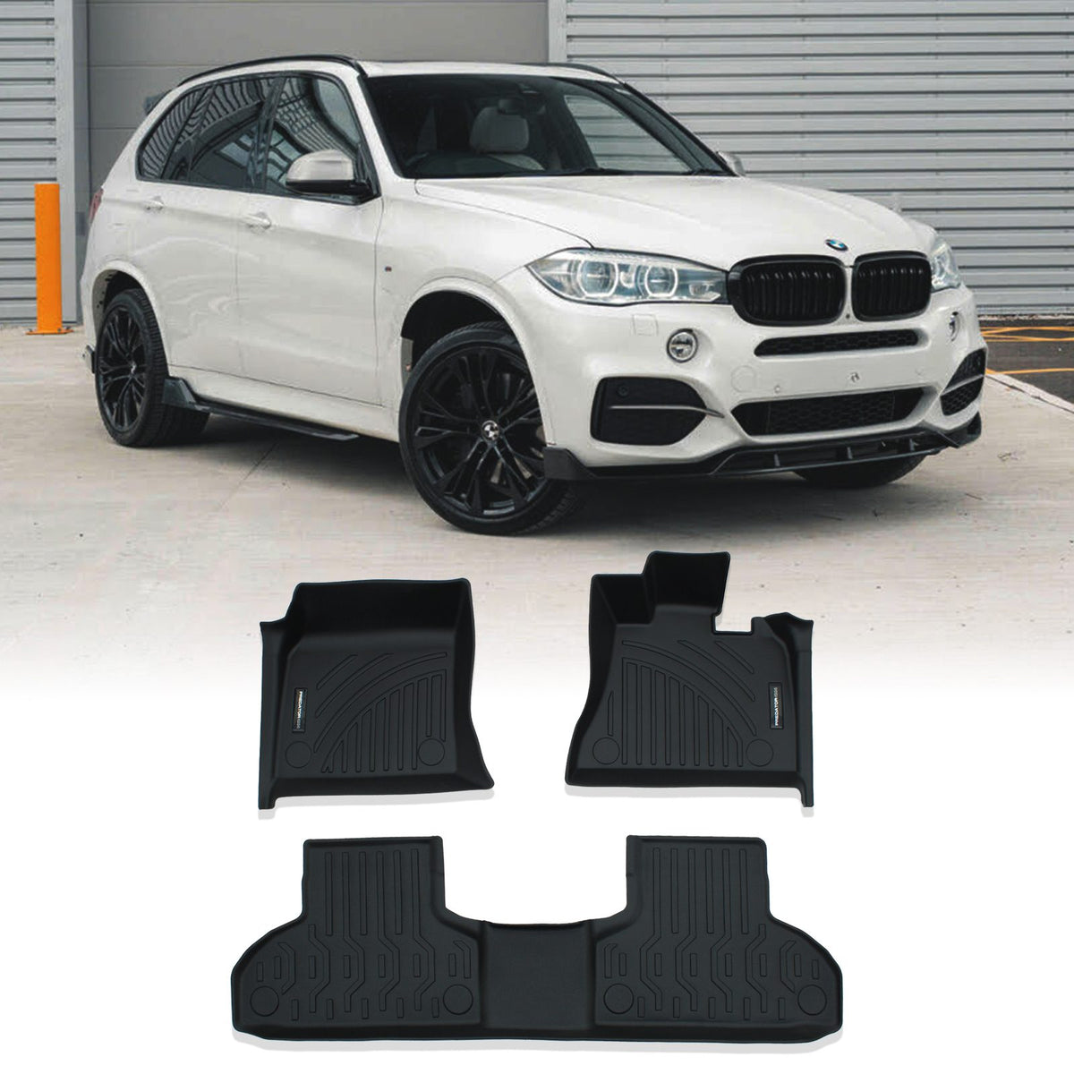 Rubber Floor Mats for BMW X5 F15 F85 Automatic 14-18