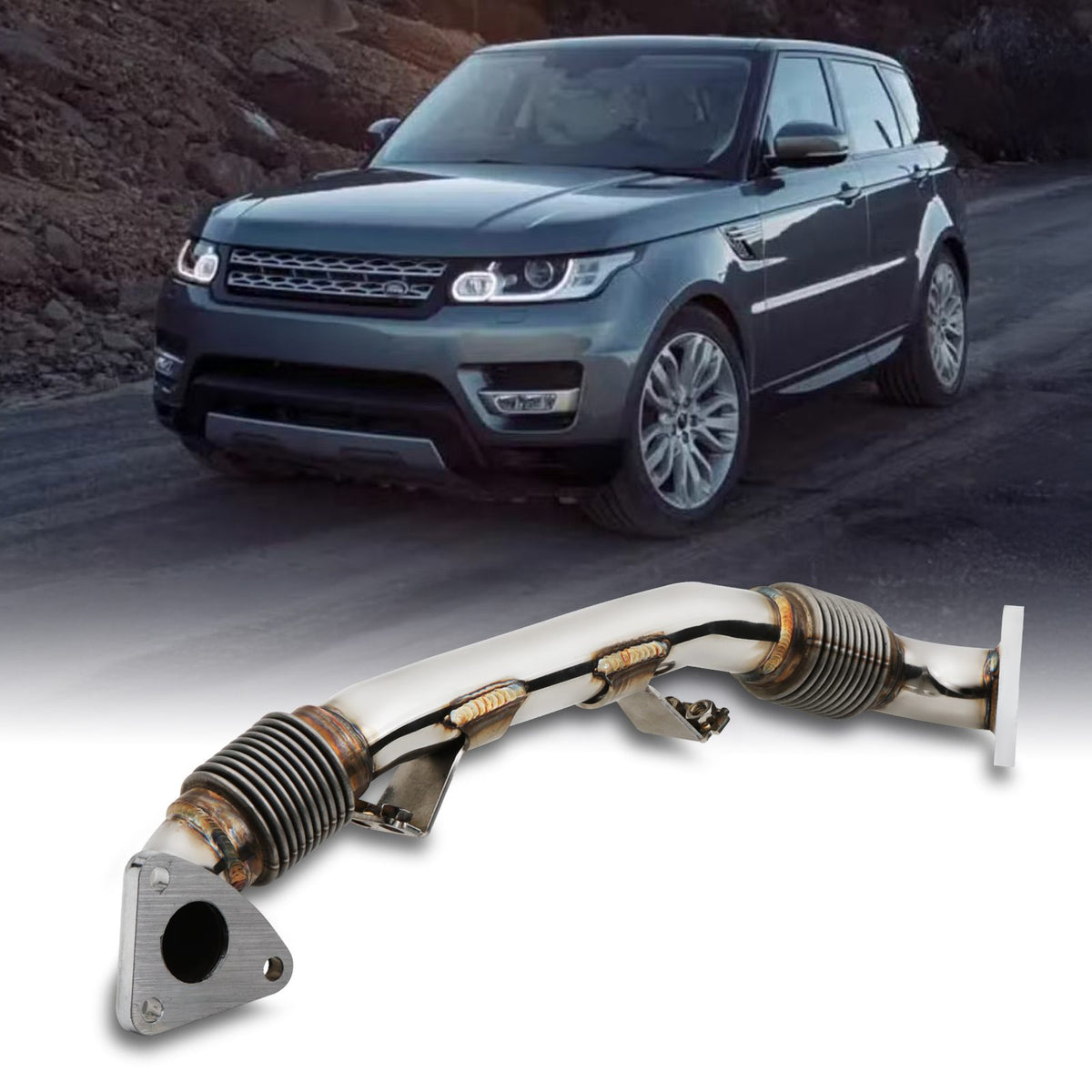 Exhaust Crossover Pipe 1.5" for Range Rover Sport L320 3.0 TDV6 SDV6 09-13