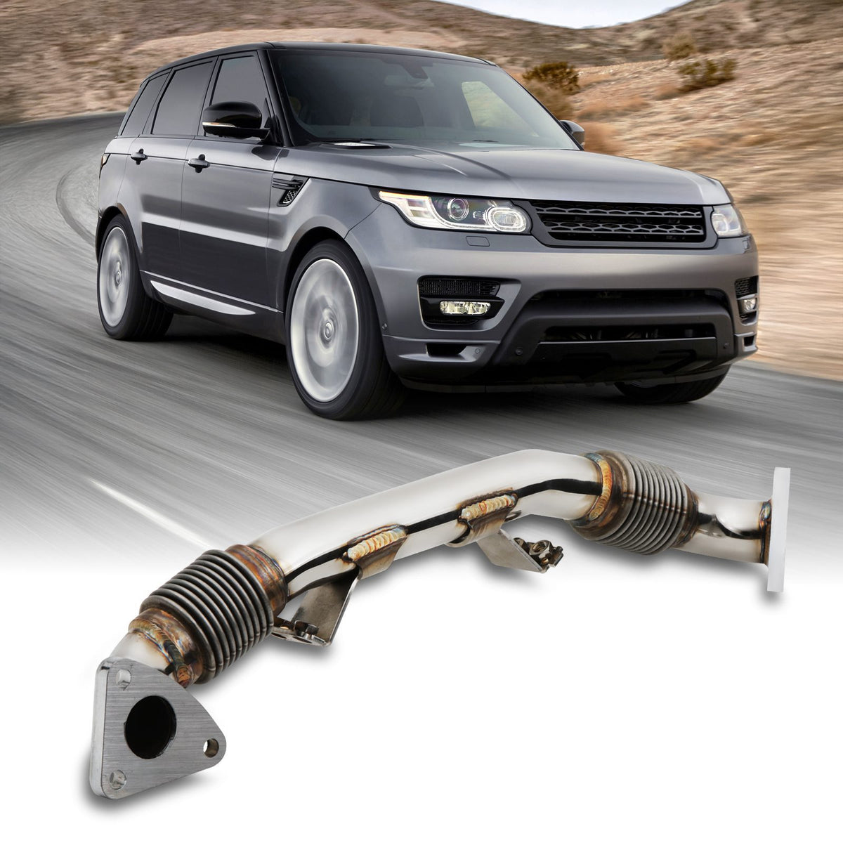 Exhaust Crossover Pipe 1.5" for Range Rover Sport L494 3.0 TDV6 SDV613-22