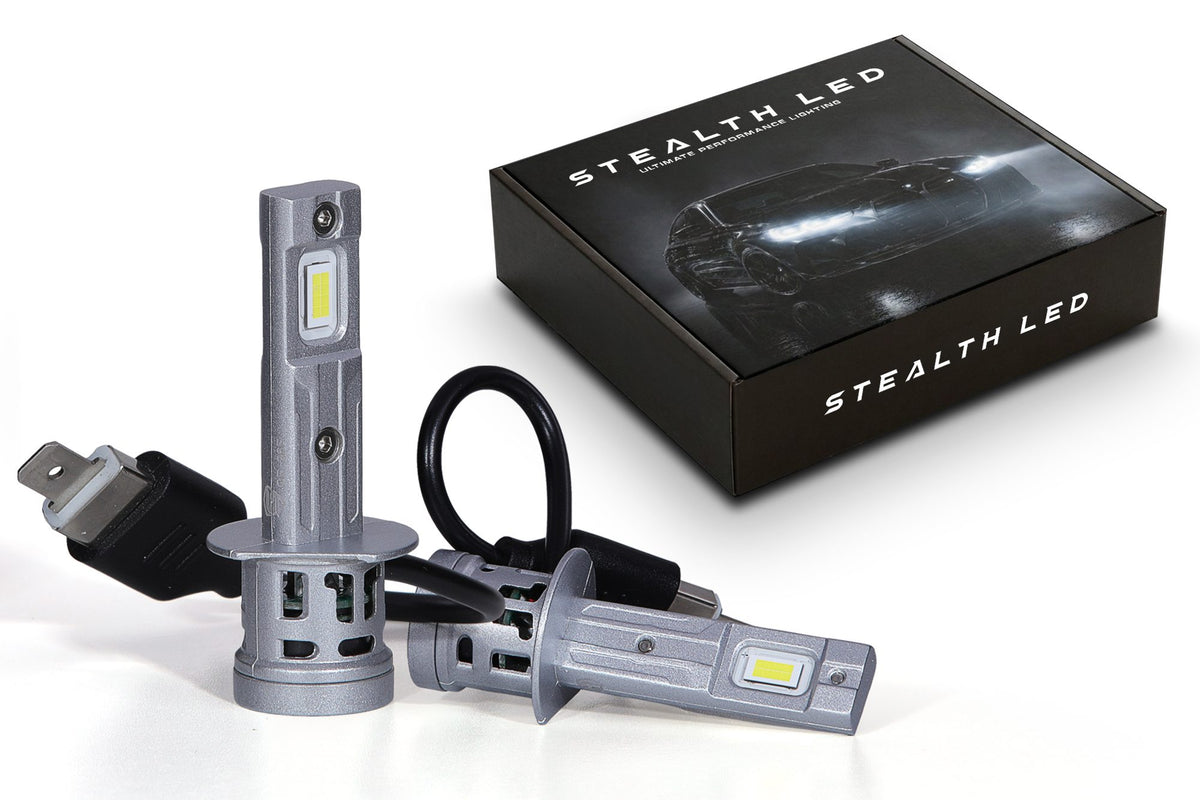 Stealth LED H1 Headlight Bulb Pair - 2800 lumens