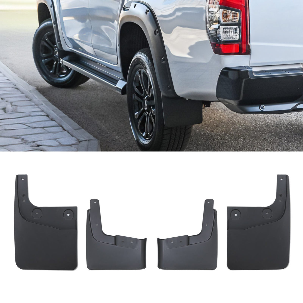 Mud Flaps Kit for Mitsubishi L200 Triton 2019+