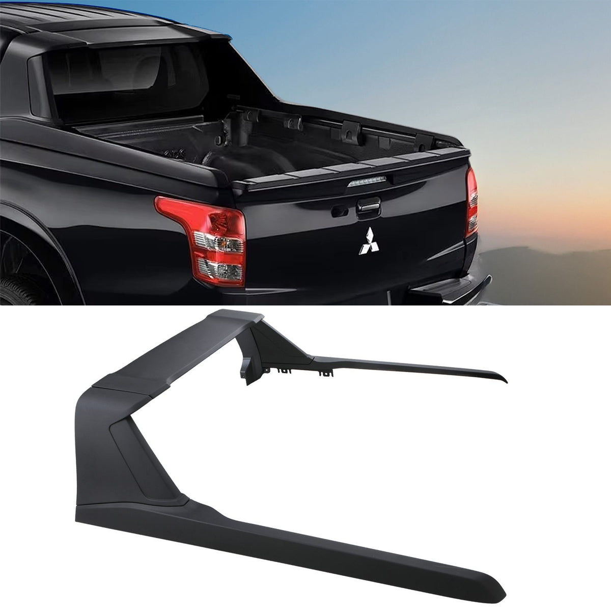 Black Sport Roll Bar for Mitsubishi L200 Triton 2019+