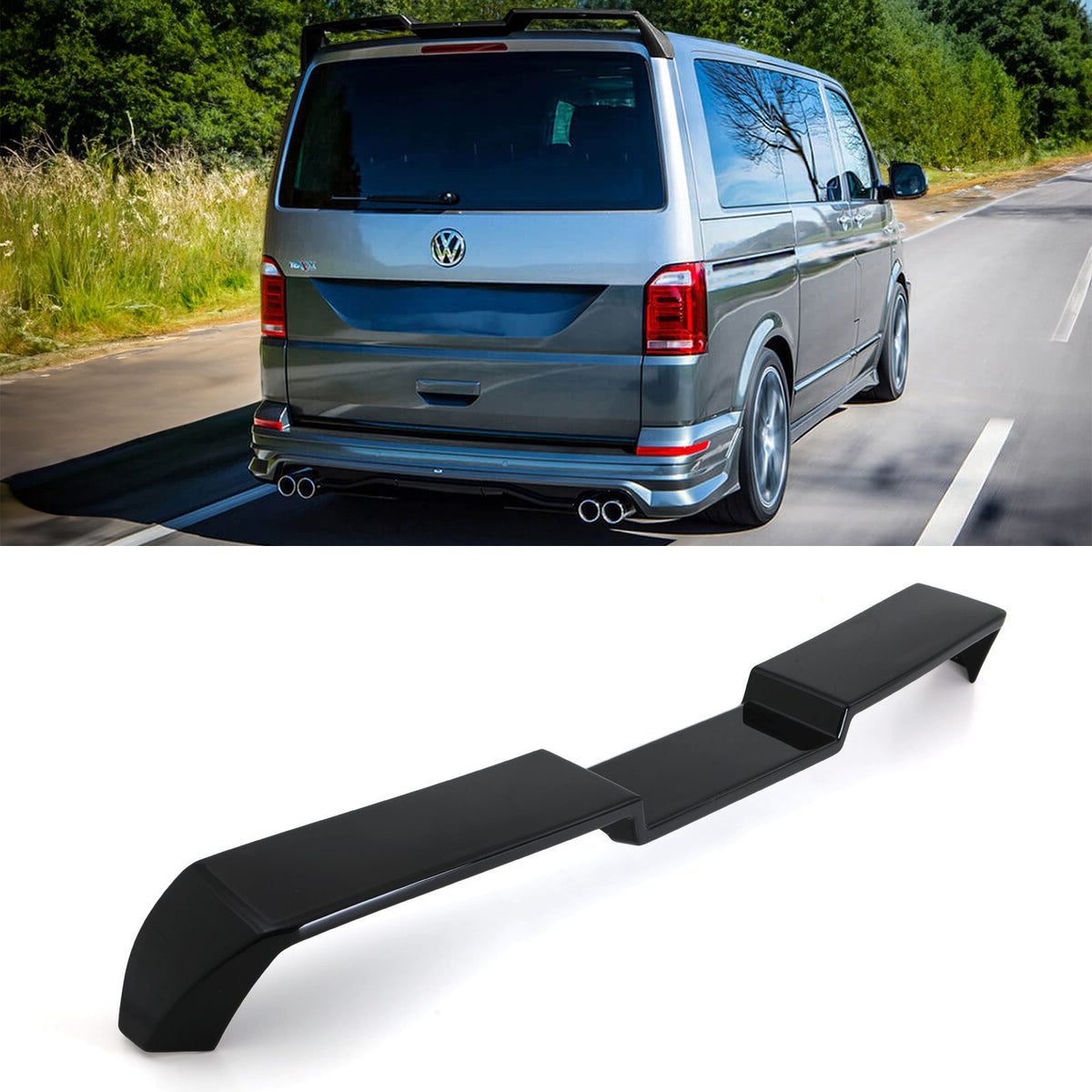 Gloss Black Rear Spoiler for VW Transporter T6 16-24