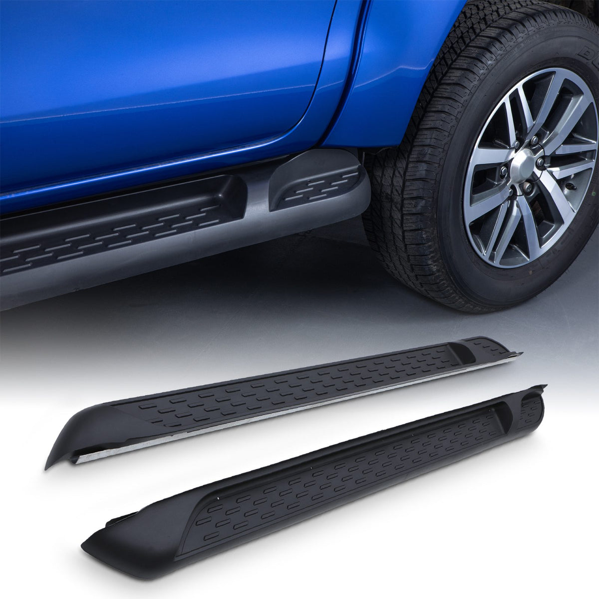 GR Style Side Steps for Toyota Hilux MK9 2021+