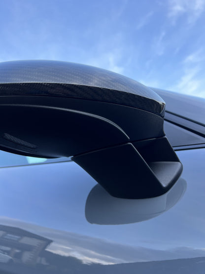 Porsche Carbon Fibre Mirror Cover Replacements 718 Cayman GT4 RHD