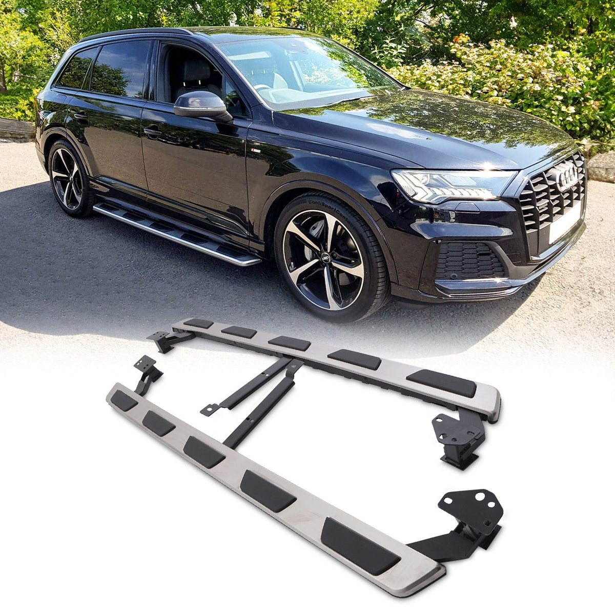 Aluminium Style Side Steps for Audi Q7 SQ7 4M 16-23