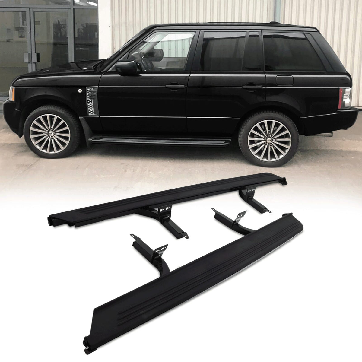 Black Edition Side Steps for Land Rover Range Rover Vogue L322 01-12