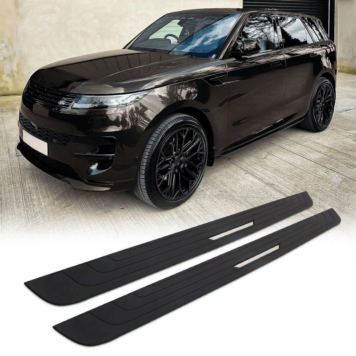 Black Side Steps for Range Rover Vogue L460 2023+