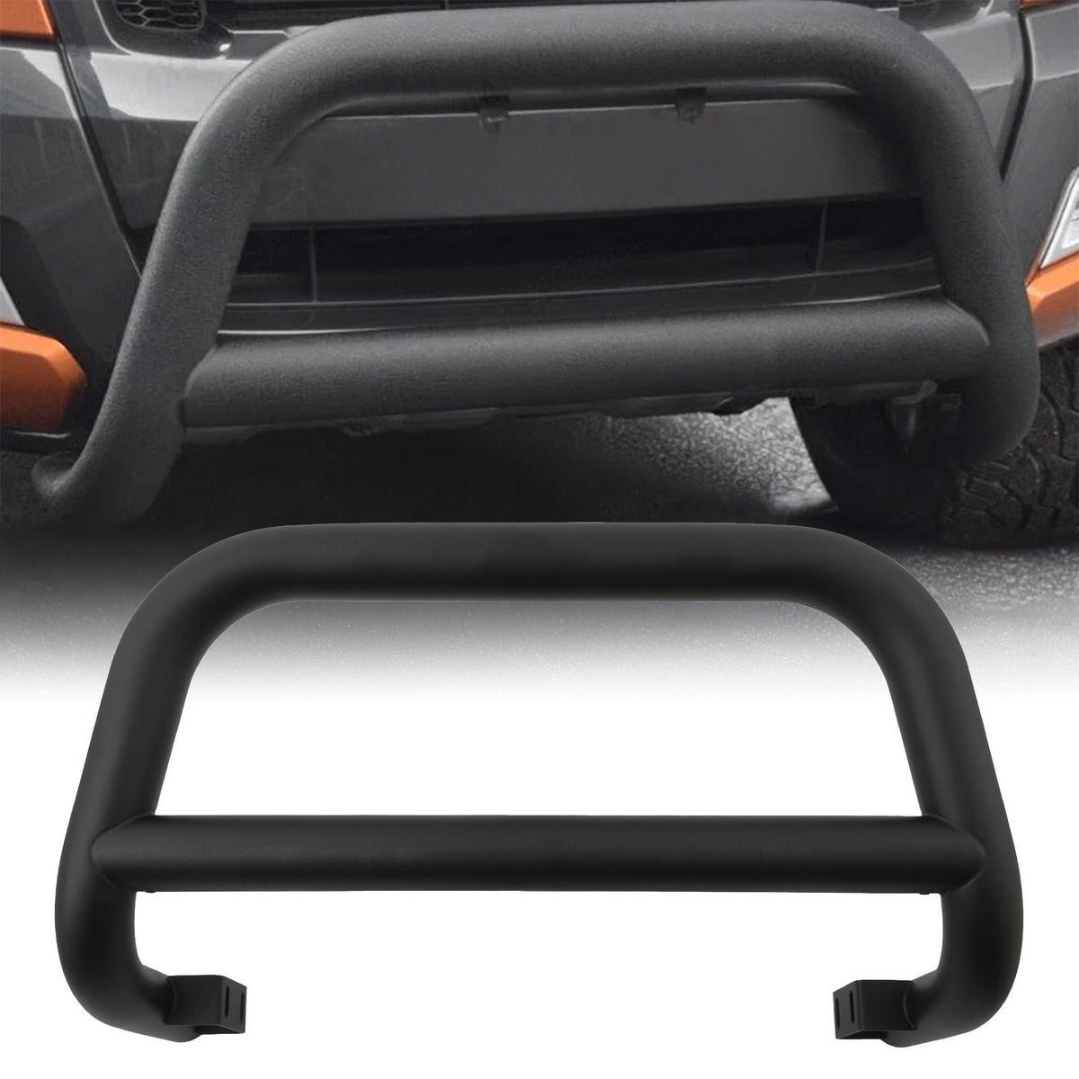 Matte Black Steel Bull Bar for Ford Ranger T6 12-14