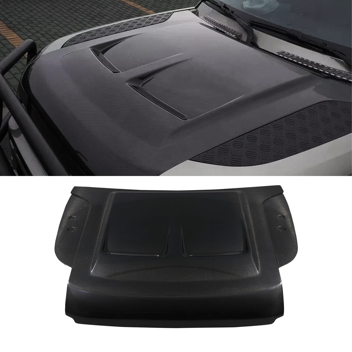 Wet Carbon Fibre Bonnet for Land Rover Defender L663 2020+