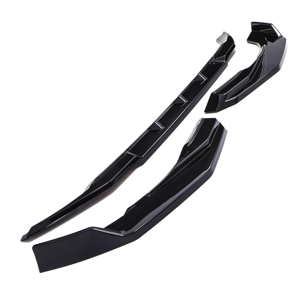 Gloss Black Front Splitter for Ford Transit Custom MK2 24+