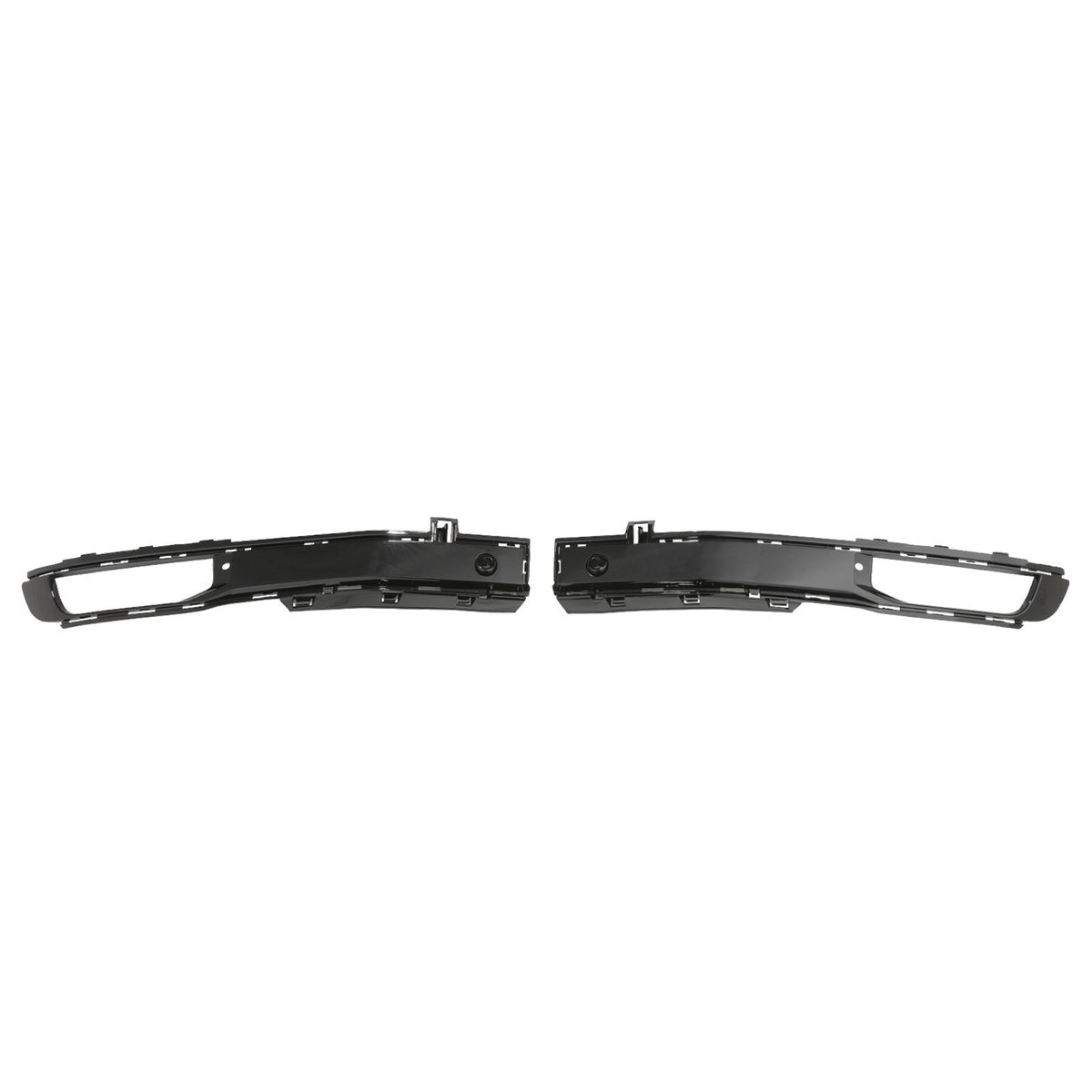 Gloss Black Fog Light Covers for VW Transporter T6 16-19