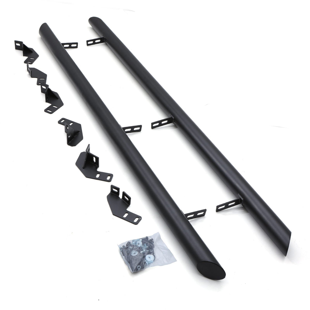 Matte Black 3" Side Bars for Isuzu D-Max RG MK3 Double Cab 2021+