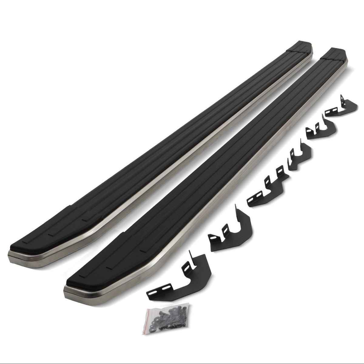 Black Stainless Steel Side Steps for Ford Ranger T9 2023+