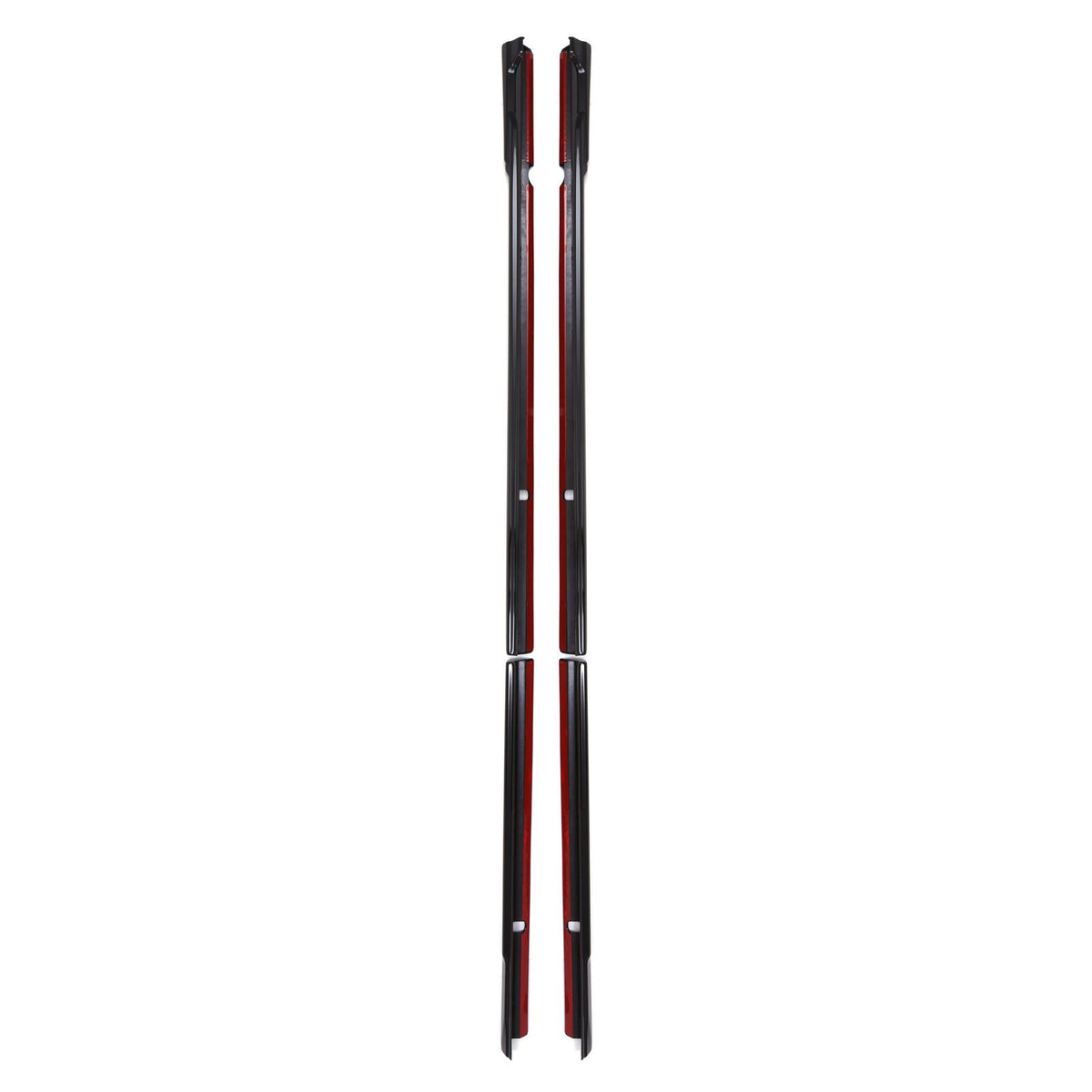 Gloss Black Side Skirts for VW Transporter T7 SWB 25+