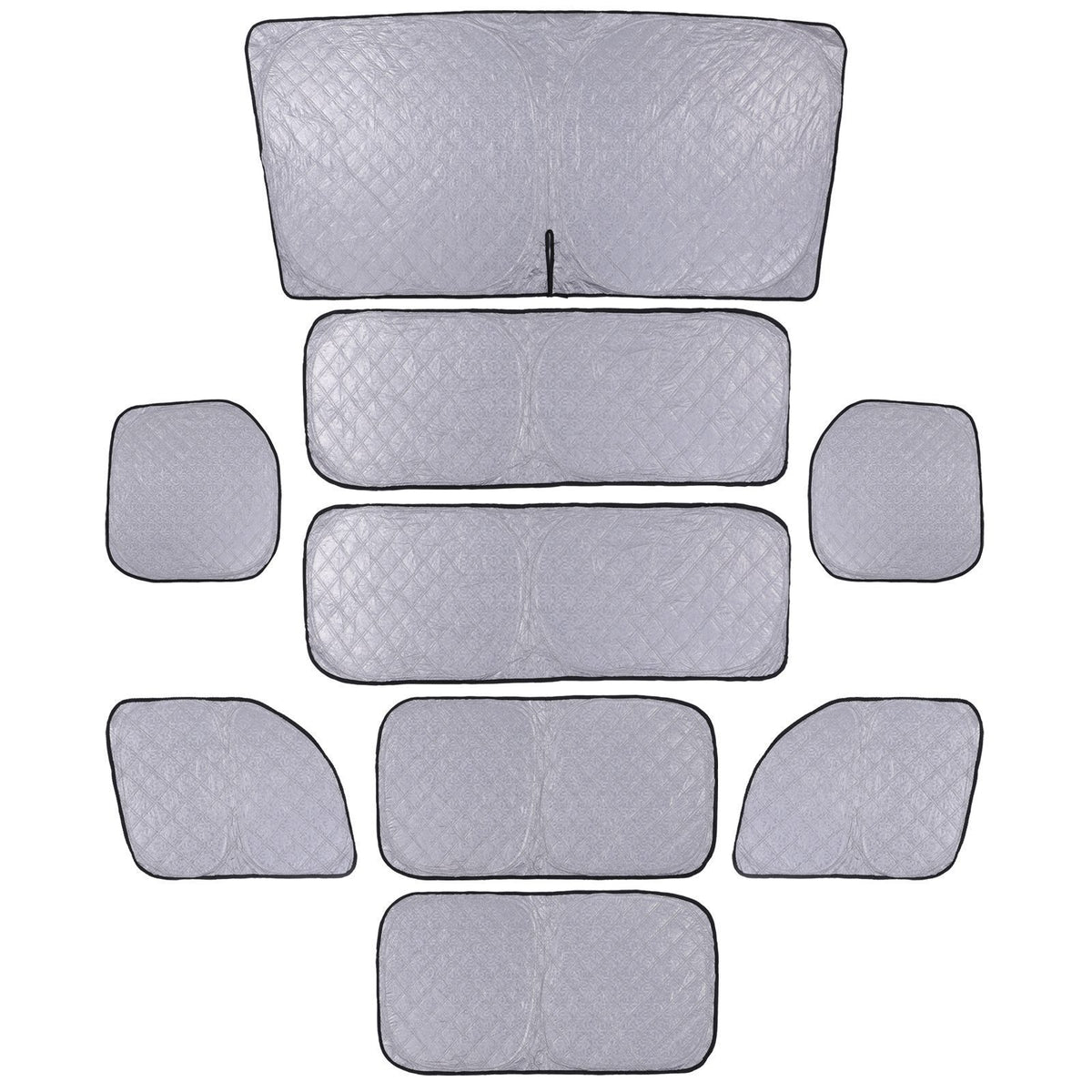 9pc Sunshades for Ford Transit Tourneo Custom MK1 LWB 2012-2018