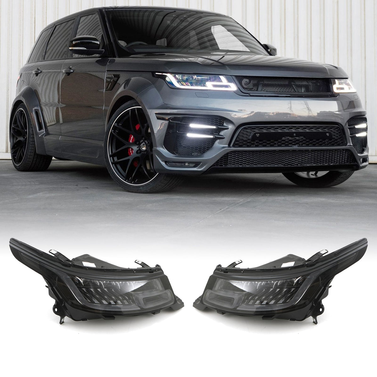 Front LED Headlights for Range Rover Sport L494 18-21
