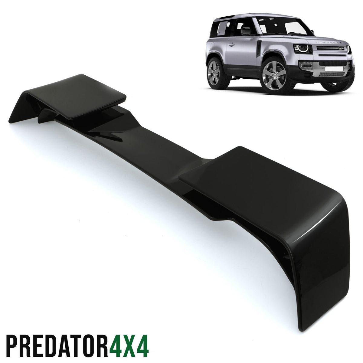 Gloss Black Rear Wing Spoiler for Land Rover Defender L663 2020+