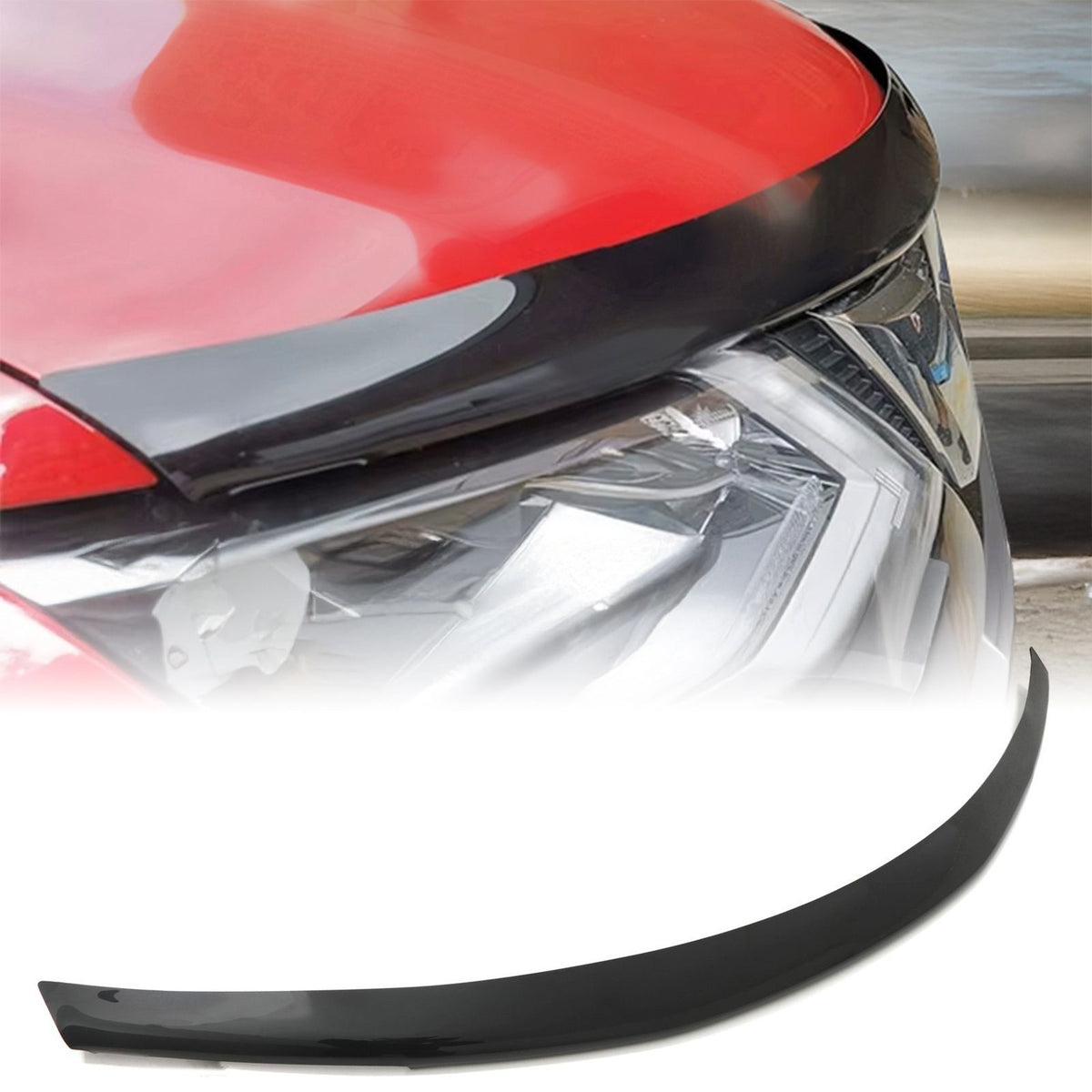 Black Bonnet Guard Protector for Nissan X-Trail T32 13-21