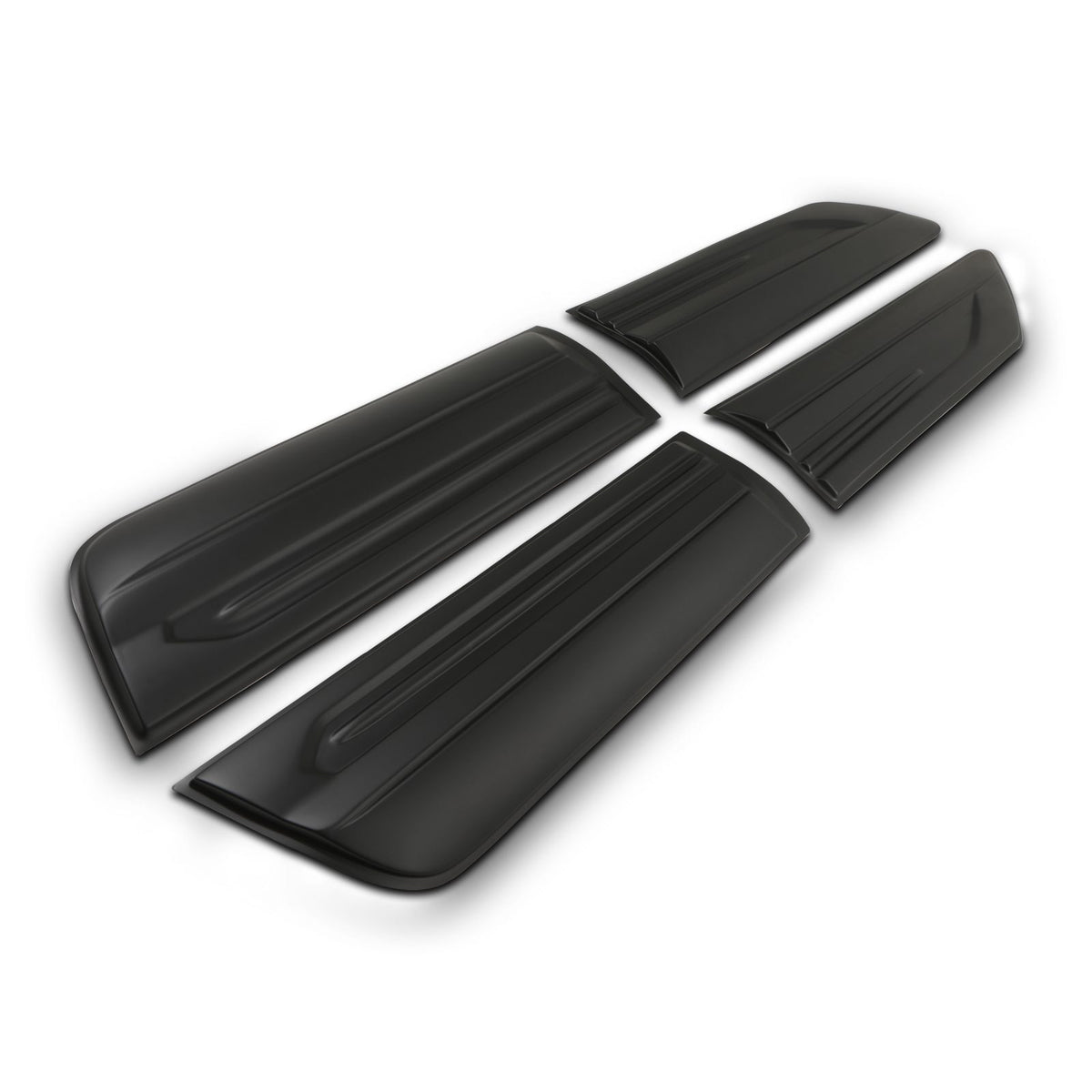 Matte Black Door Trim Kit for Toyota Hilux Revo 2015+