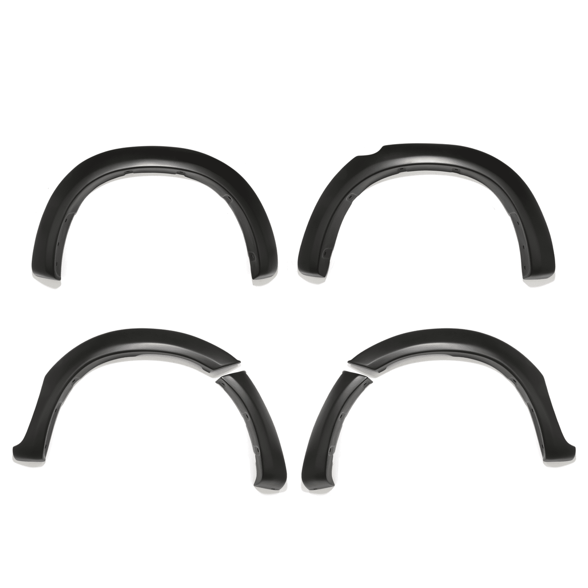 Smooth Design Matte Black 70mm Wheel Arch Kit for Toyota Hilux Vigo 2005-10