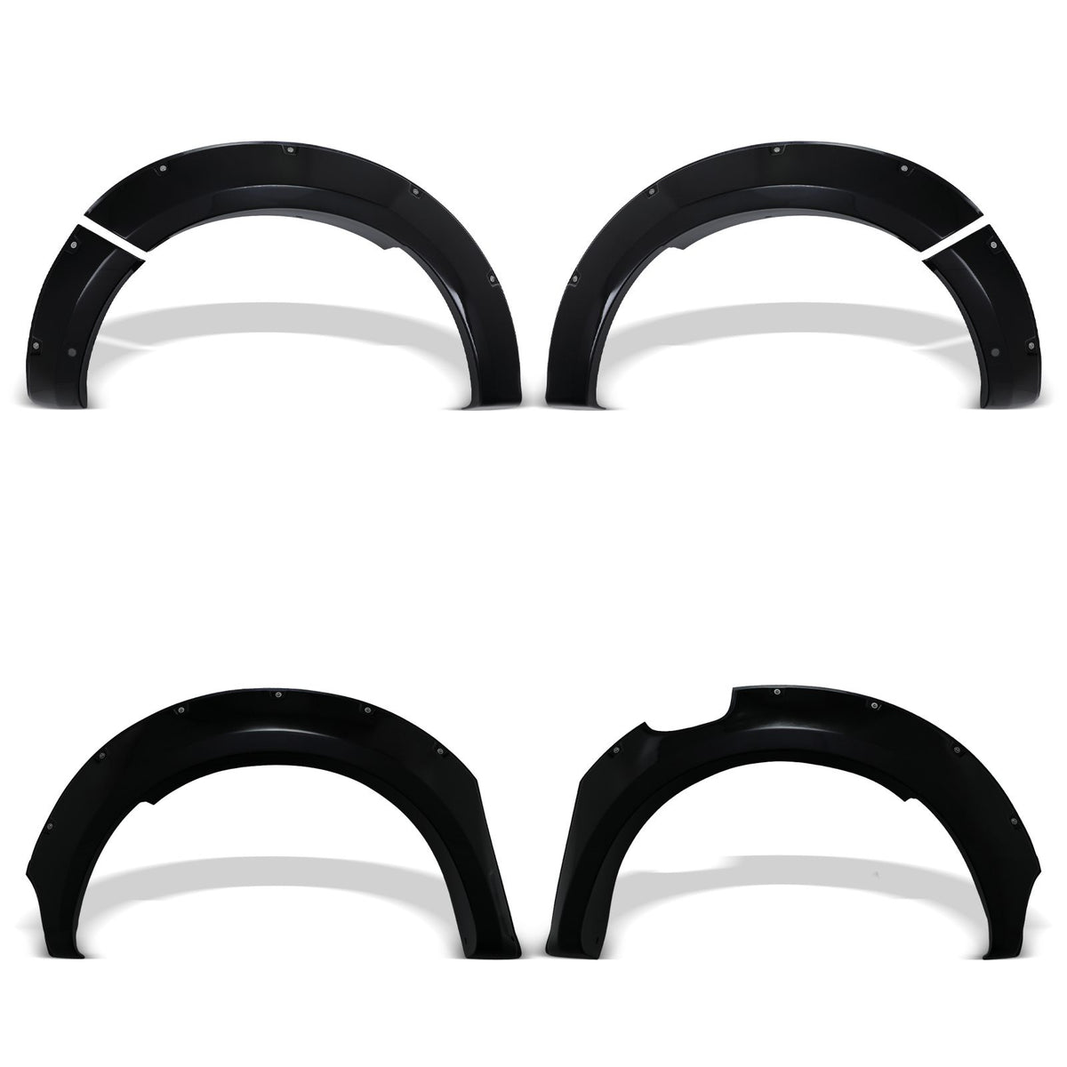 Gloss Black 9" Wheel Arches With Sensor Hole for Ford Ranger Wildtrak T9 2022+